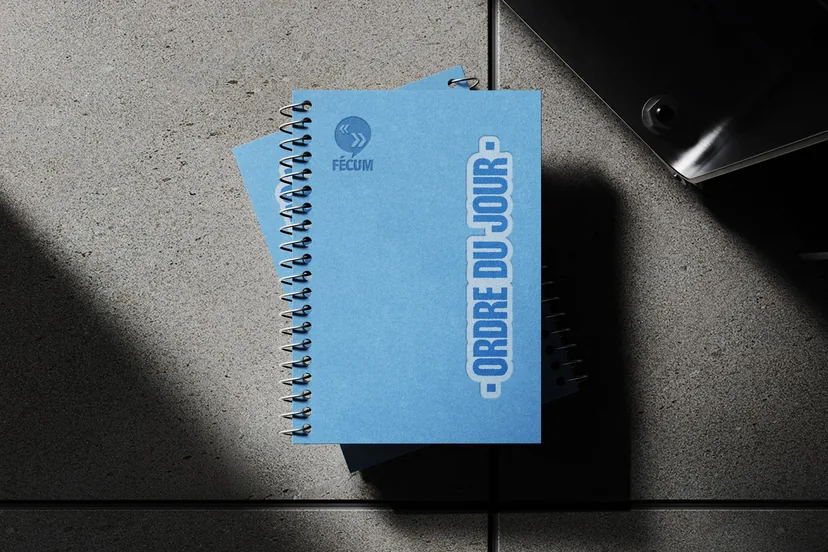 Mise en situation : le carnet « Ordre du jour ».